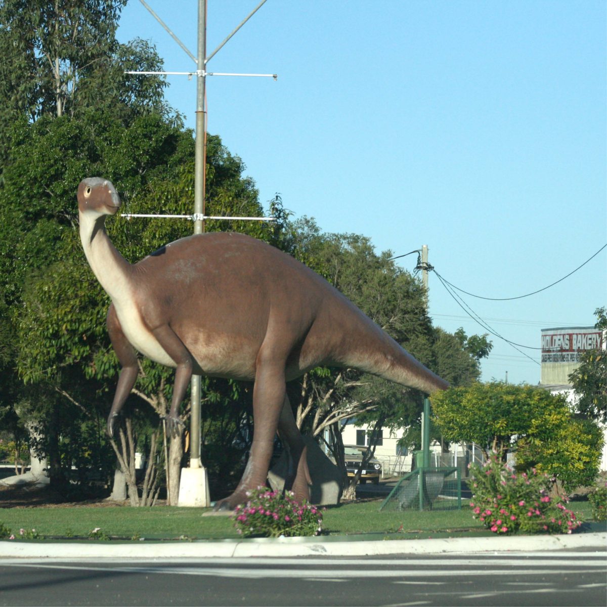 Natureworks Australia Muttaburrasaurus Dinosaur - Made for the Town of Muttaburra