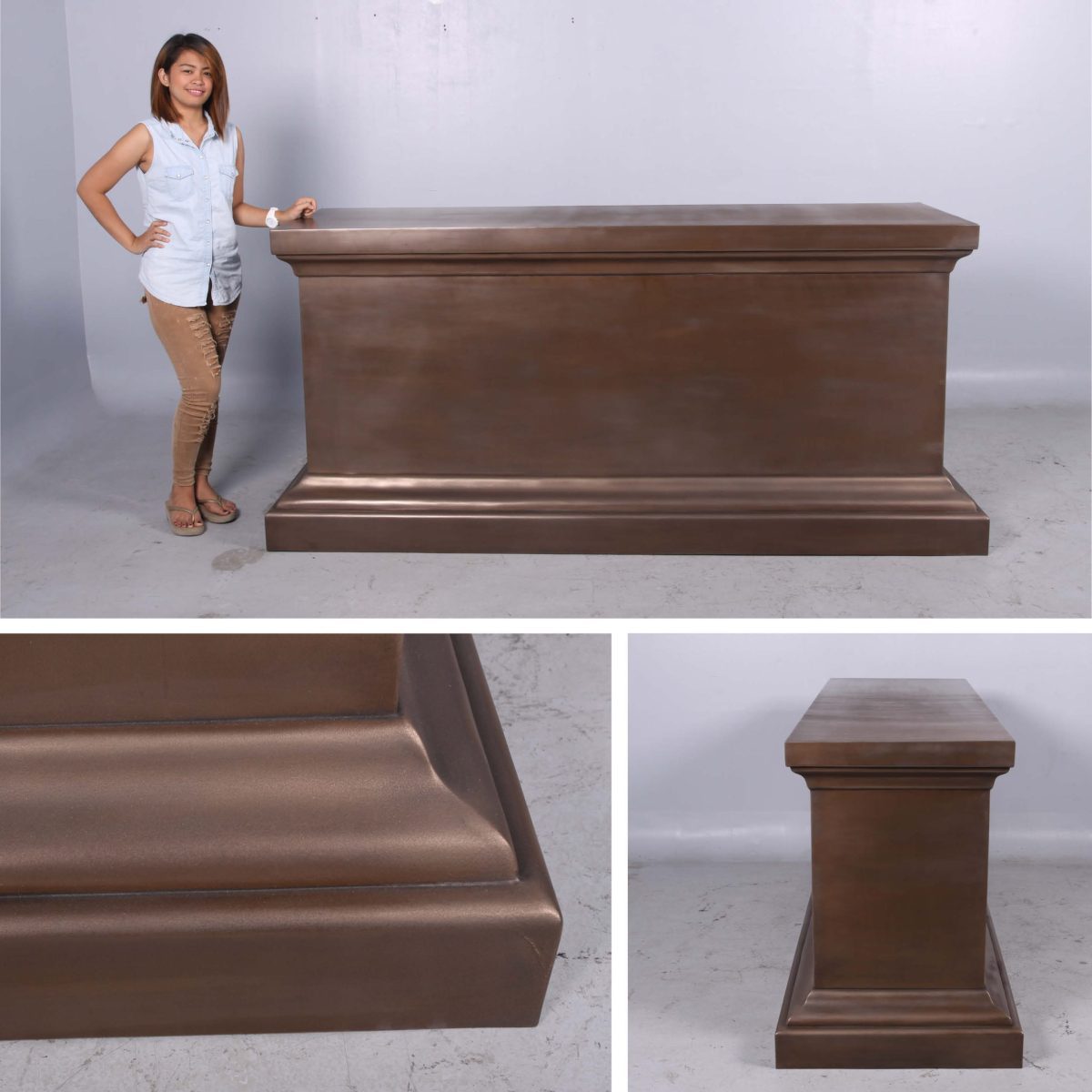 Natureworks Australia Great Dane Plinth - Bronze finish