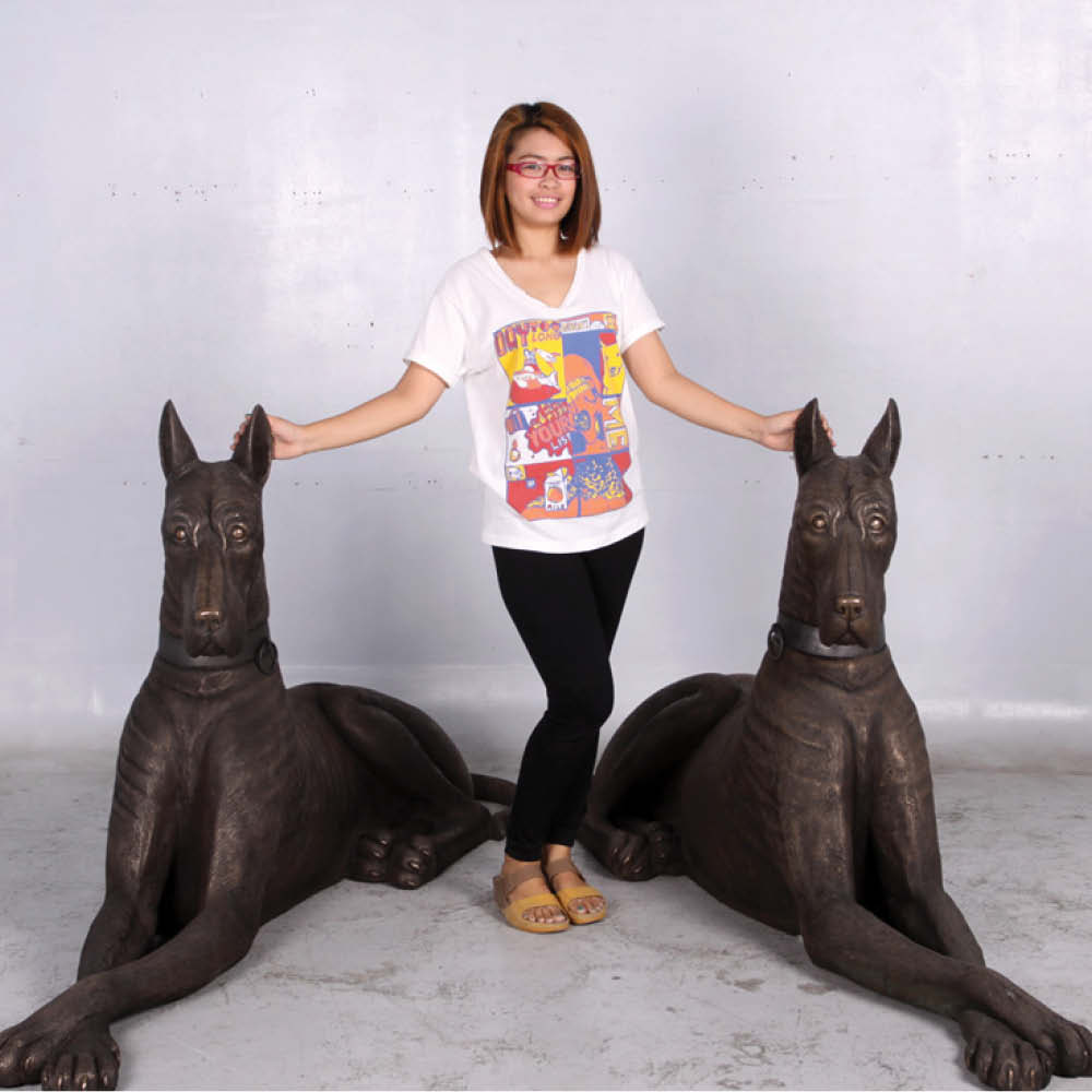 Natureworks Australia Great Dane dog - bronze finish
