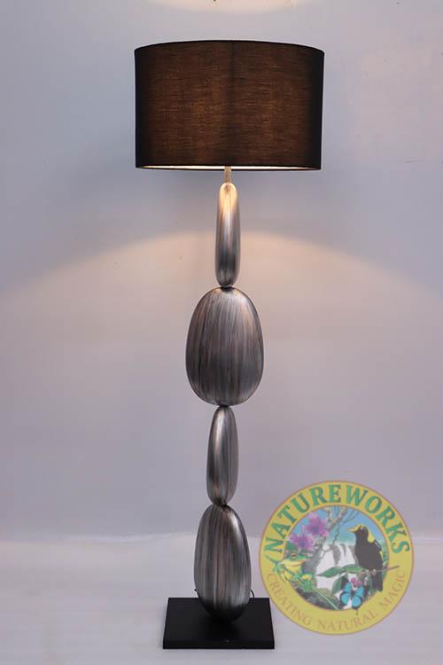 Natureworks Australia Pebble Floor Lamp – Dye