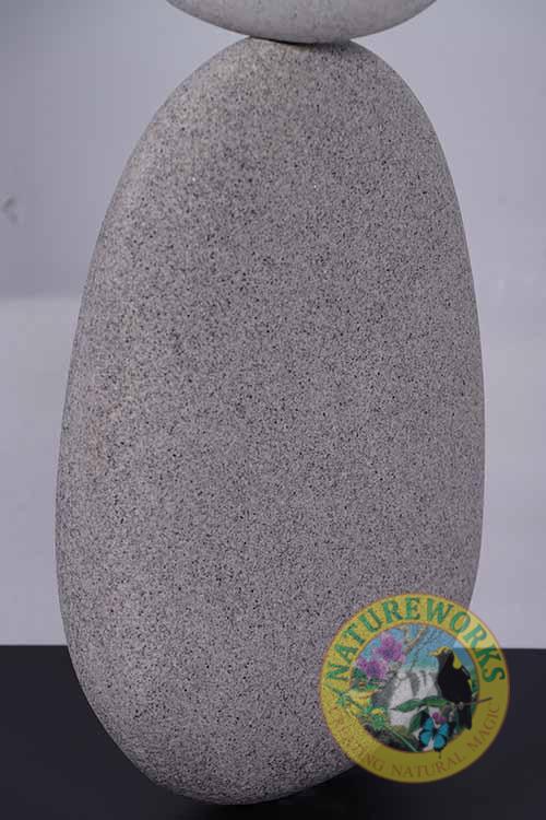 Natureworks Australia Pebble Floor Lamp – Dark & Light Granite - Image 3