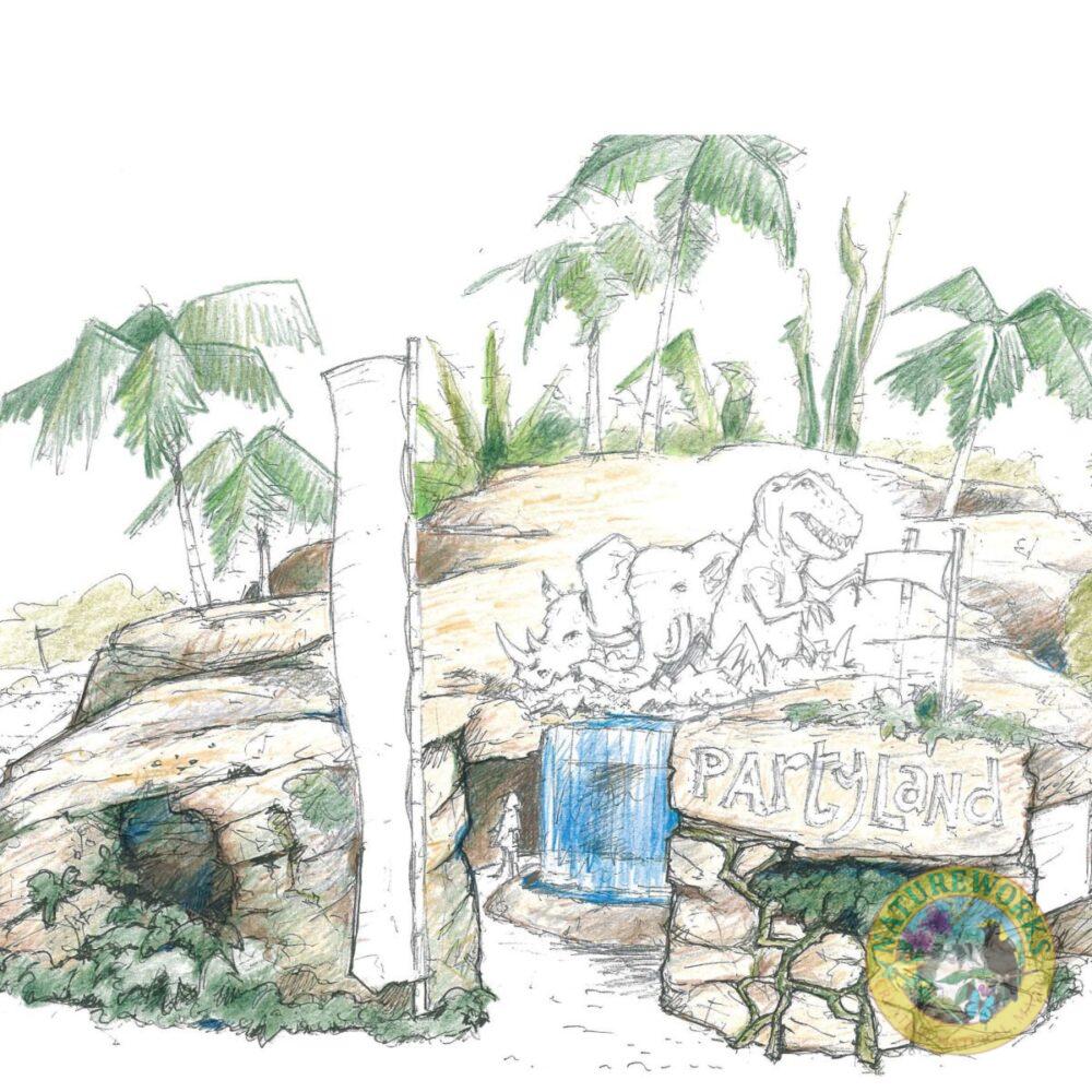 Natureworks Australia Partyland Dino Rock Cave