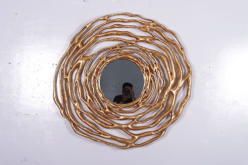 Twiggy Mirror – Gold