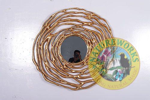 Natureworks Australia Twiggy Mirror – Gold