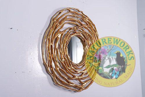 Natureworks Australia Twiggy Mirror – Gold - Image 3