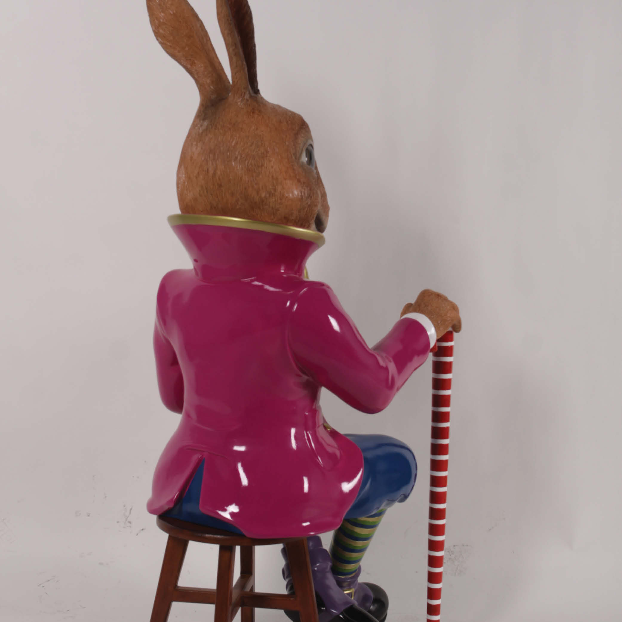 Natureworks Australia Jack the Rabbit-Sitting on Stool - Image 3