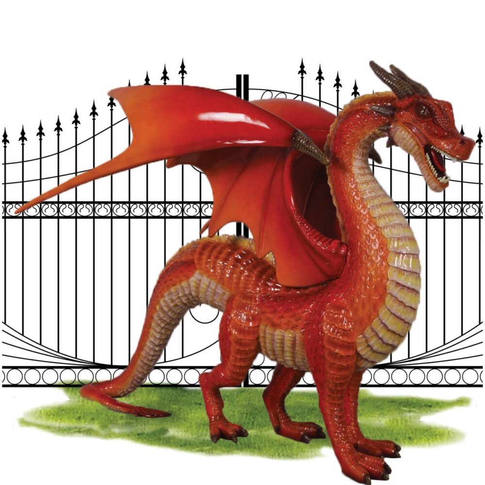 Red Dragon Standing 4ft - Image 4