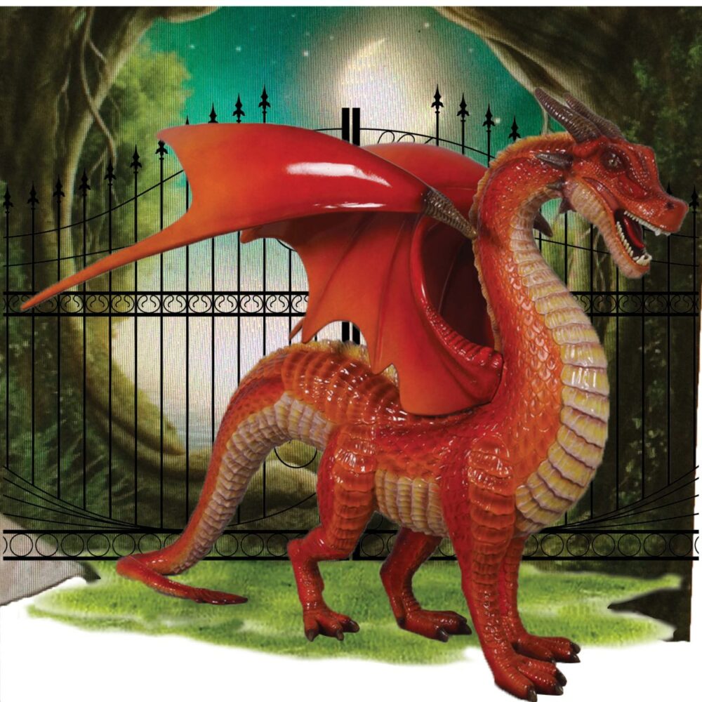 Red Dragon Standing 4ft - Image 2