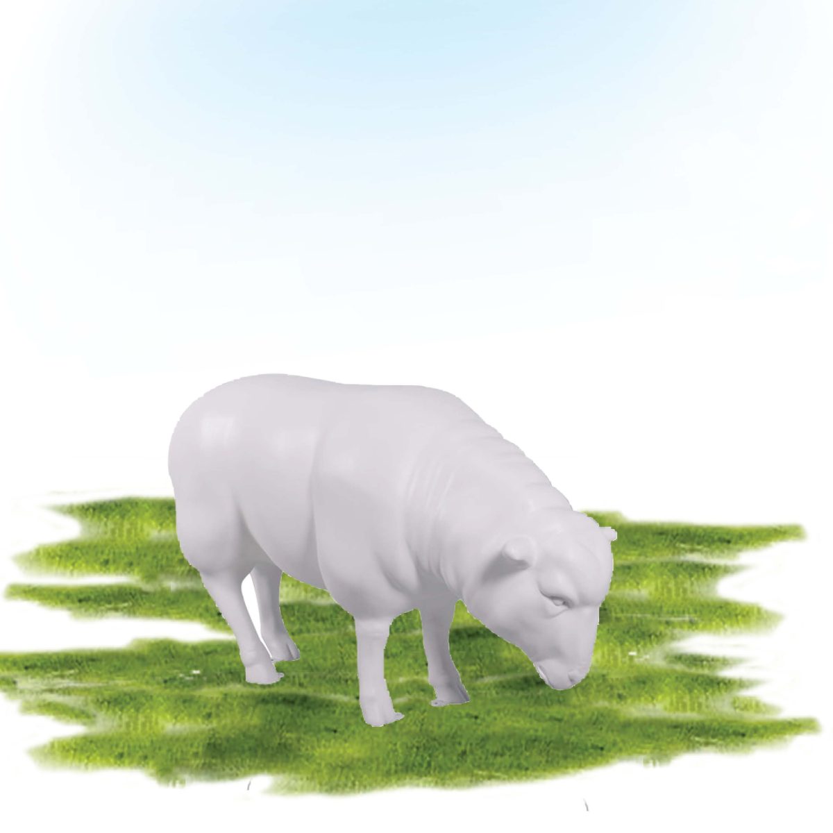 Natureworks Australia Merino Ewe Grazing - Smooth White Primer - 020409Primer