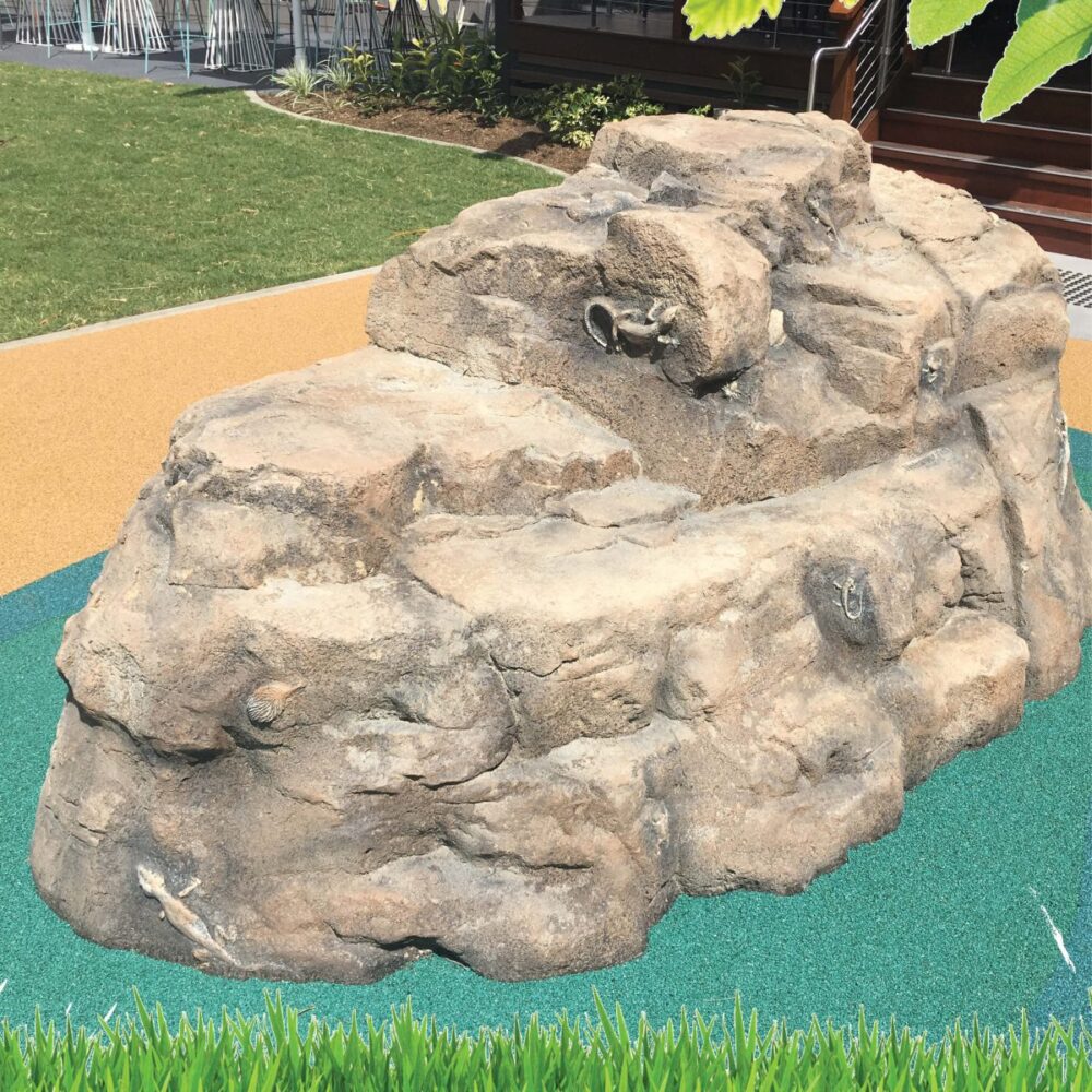 Rock Boulder Climber with Reptiles