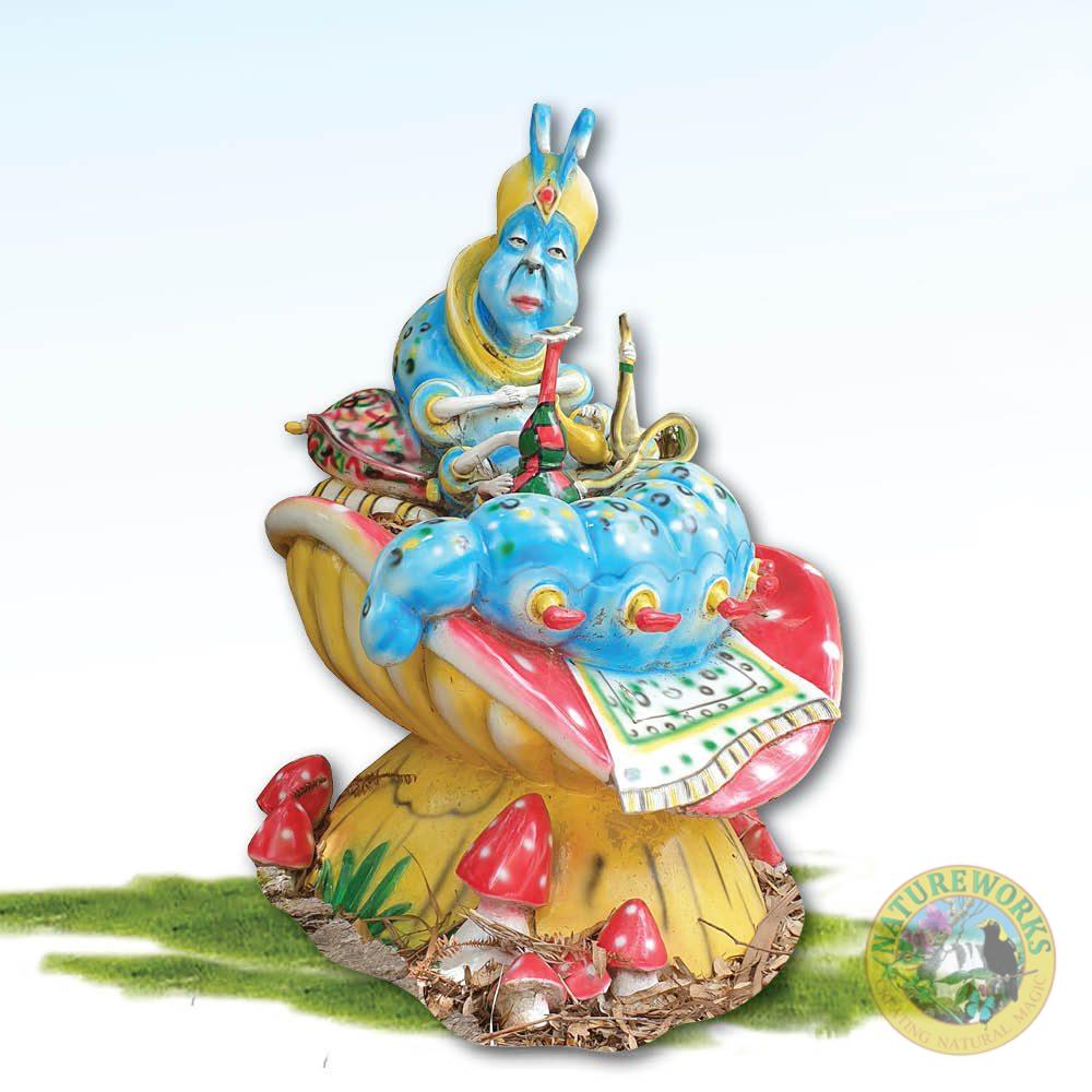 Caterpillar on Toadstool -- Alice In wonderland prop - photo