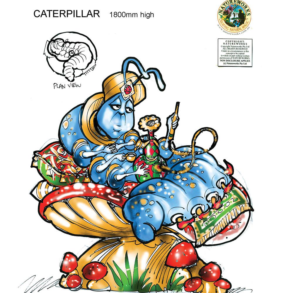 Natureworks Australia Caterpillar on Toadstool - Image 4