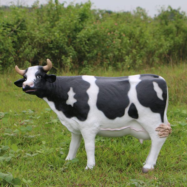 Cow Friesian - Head up samll - 56cm - side view