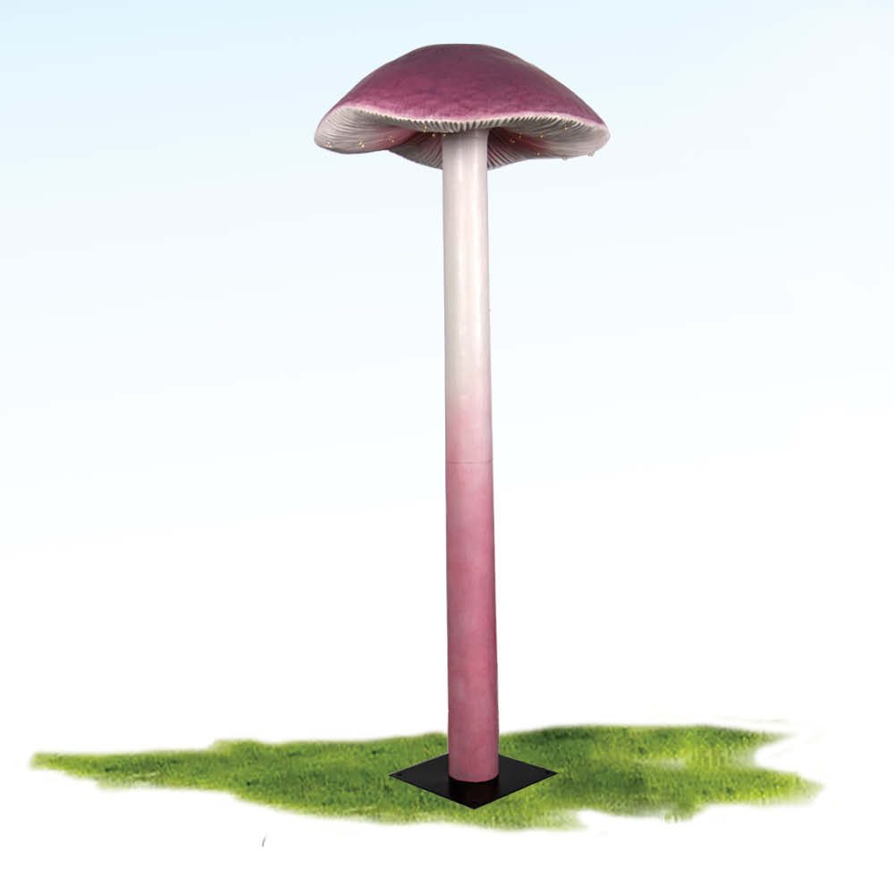 Mushroom Lilac bonnet 240cm high themed prop photo