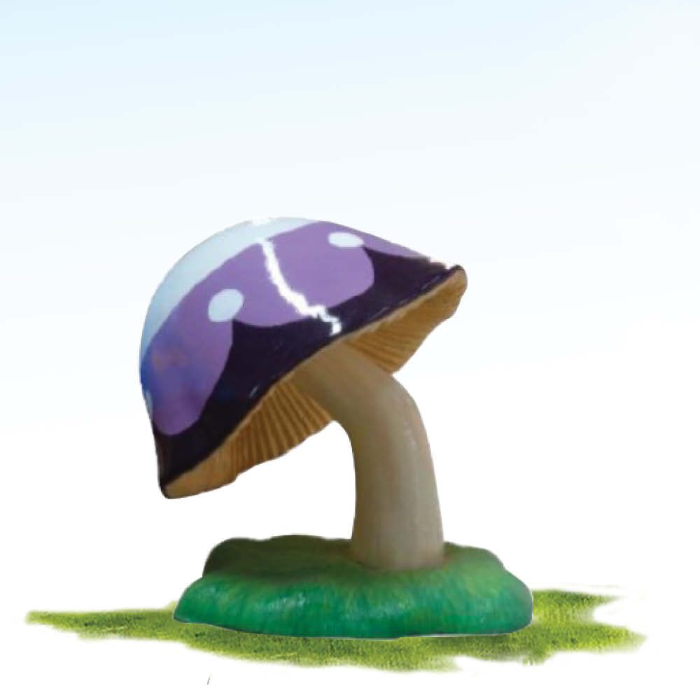 Mushroom on Base - 71cm-Purple- PT.C-206 fibreglass prop