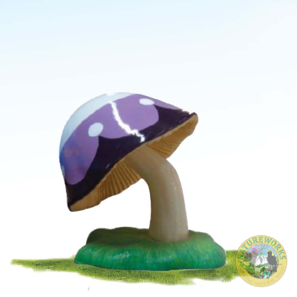 Mushroom on Base - 71cm-Purple- PT.C-206 fibreglass prop