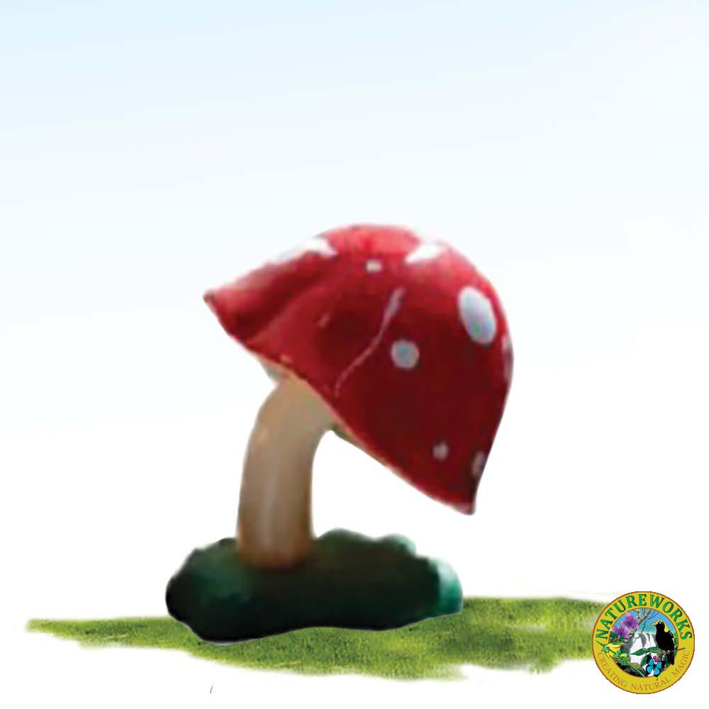 Mushroom on Base - 71cm-Red - event or fantasy themed prop