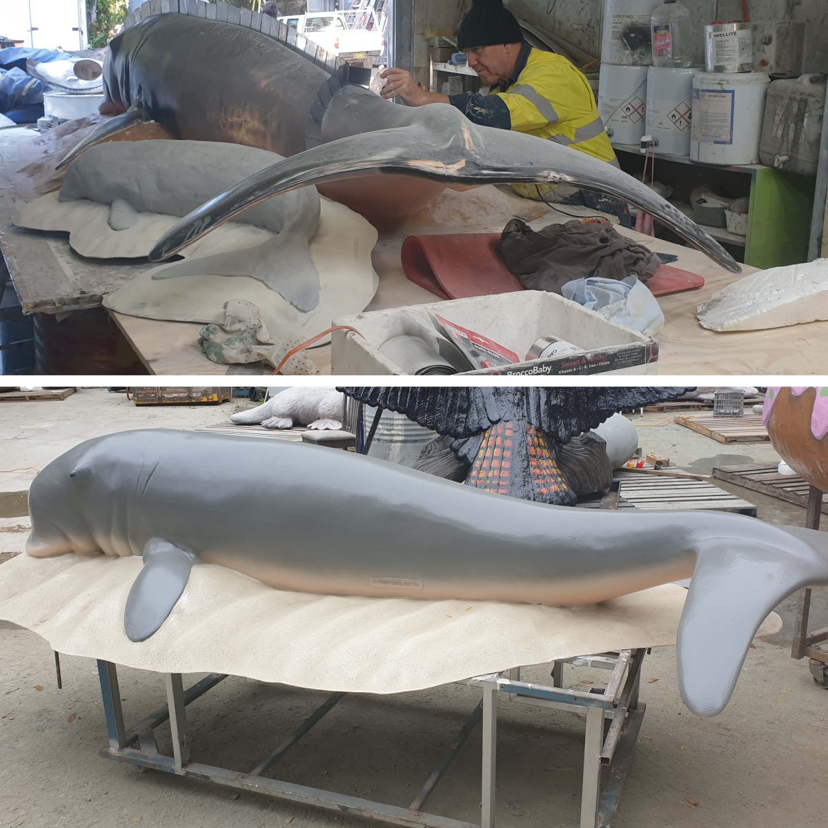 Natureworks Australia Dugong Adult on sand base - Climb & Play - Image 3