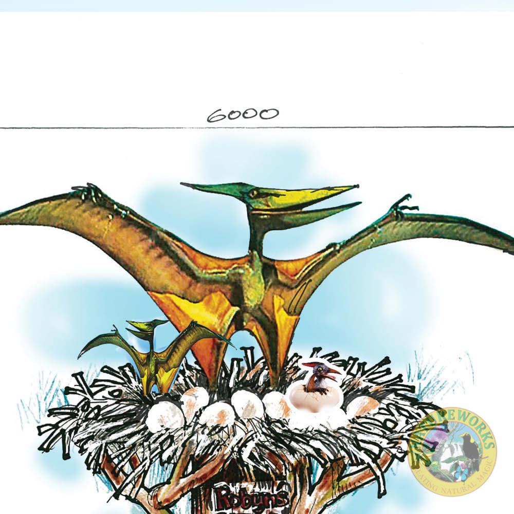 Natureworks Australia Pteranodon Family in Tree Nest - Image 3