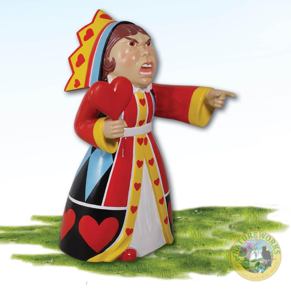 Queen of Hearts sculpture - Alice in wonderland Prop