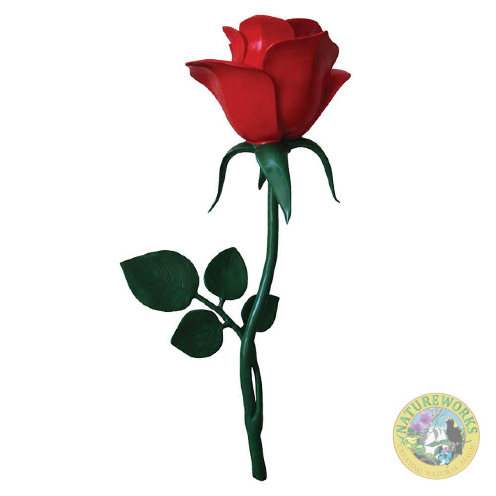 Natureworks Australia Rose flower - Large 130cm sculpture