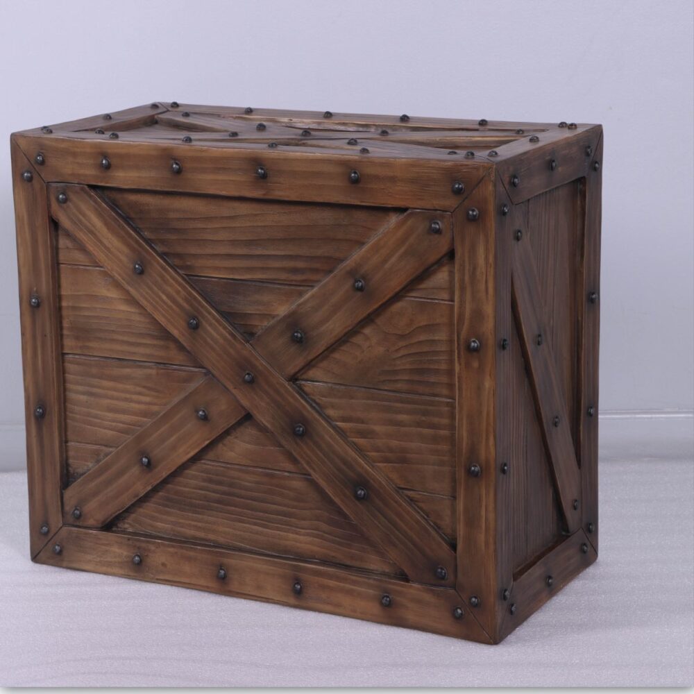Timber Crate- Large - 230072 - shown tipped on its side