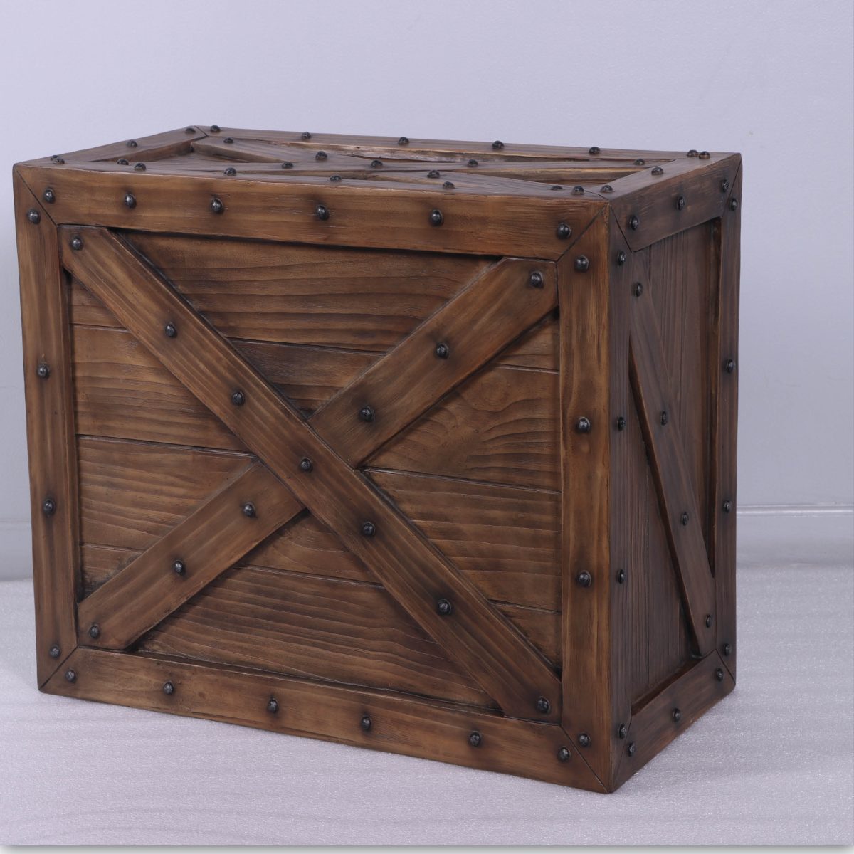 Natureworks Australia Timber Crate- Large - 230072 - shown tipped on its side