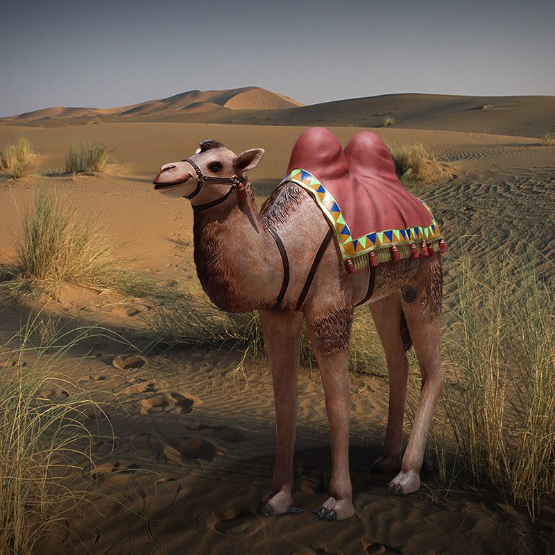 Natureworks Australia Camel – Nativity – Standing with rug saddle – 180183 – 127cm high