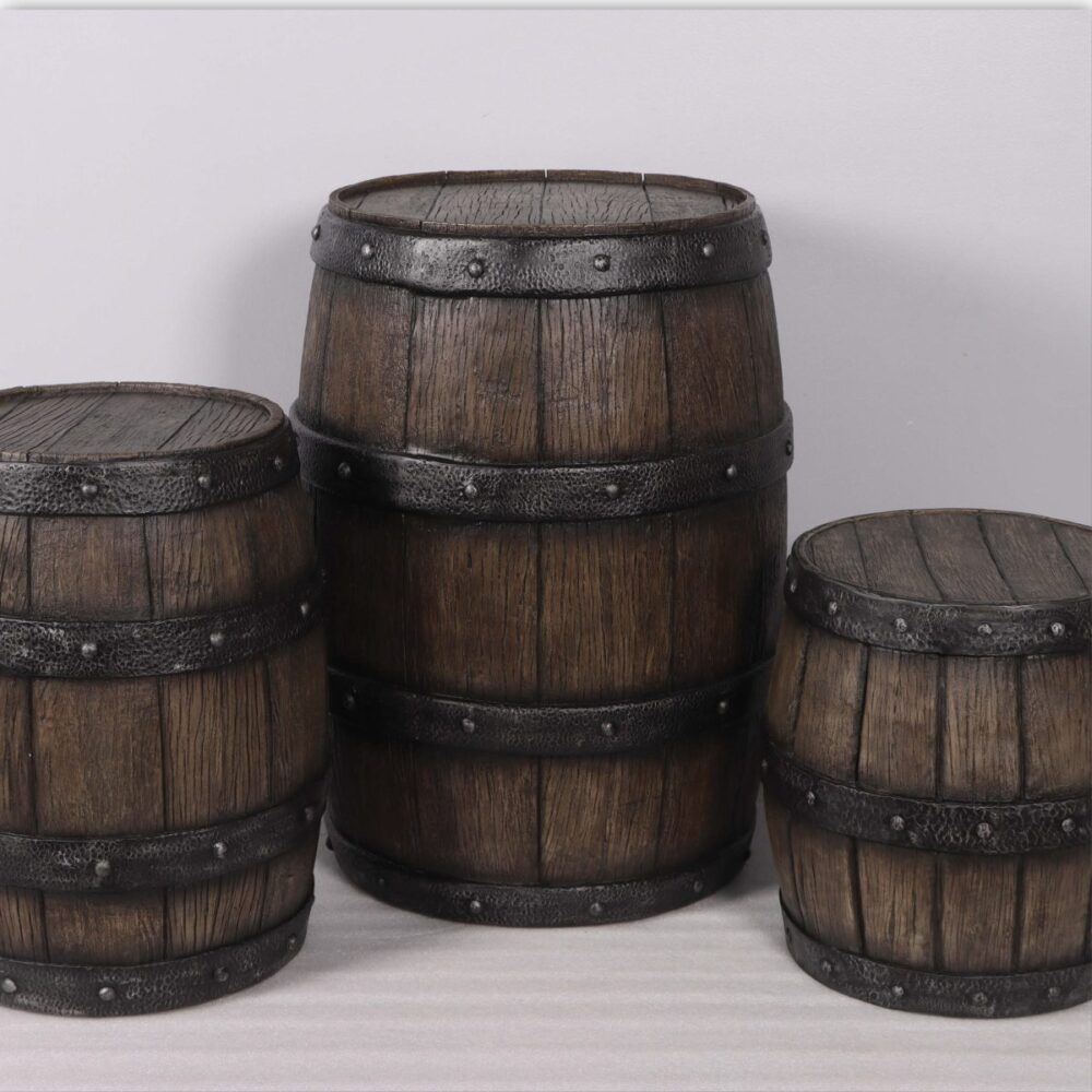 Barrels - set of 3 shown together