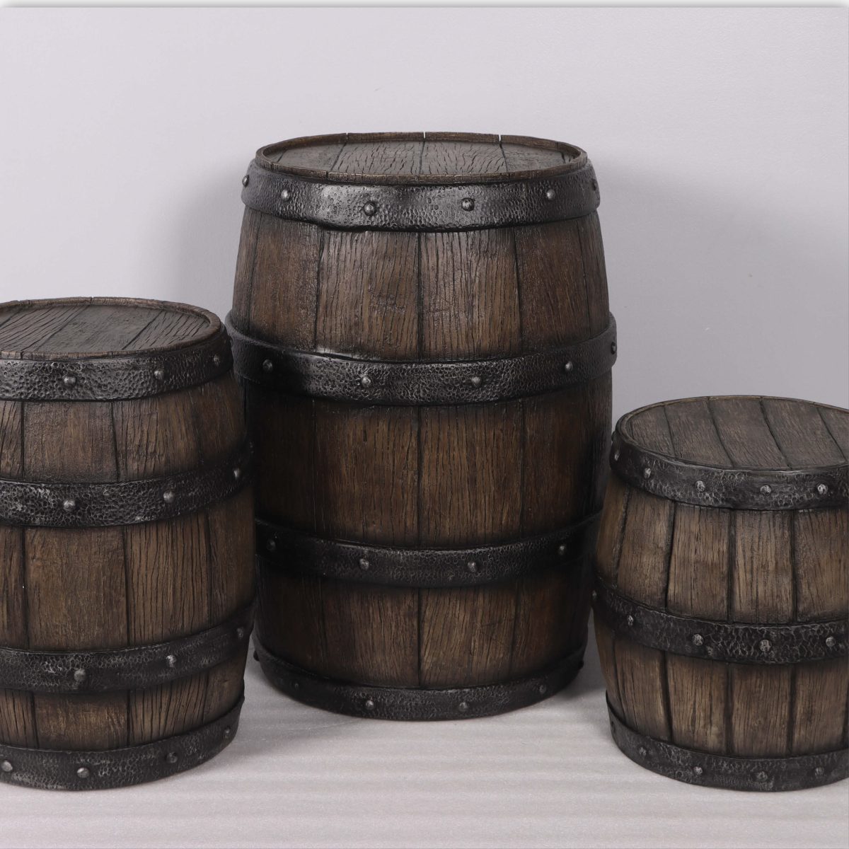 Natureworks Australia Barrels - set of 3 shown together