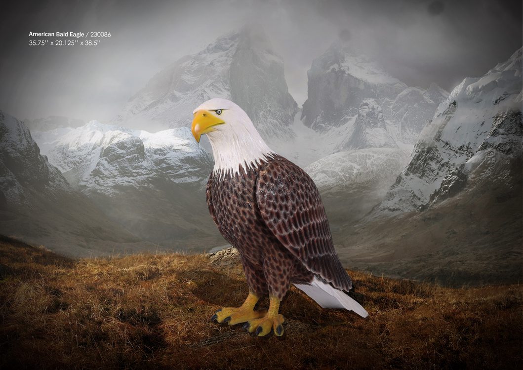 Natureworks Australia Eagle - Amercian Bald EAgle Statue/Sculpture - Large 230086