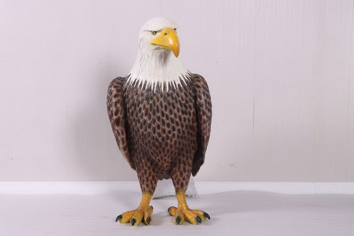 Natureworks Australia Eagle - Amercian Bald EAgle Statue/Sculpture - Large 230086 - Front view