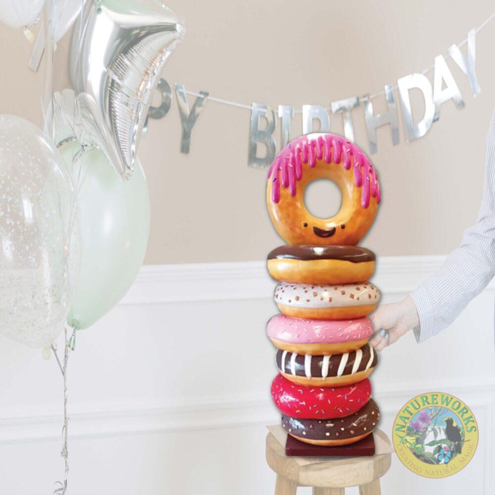 Donut Stack 2ft - SKU Y.3605 - great for birthday party theming and window displays