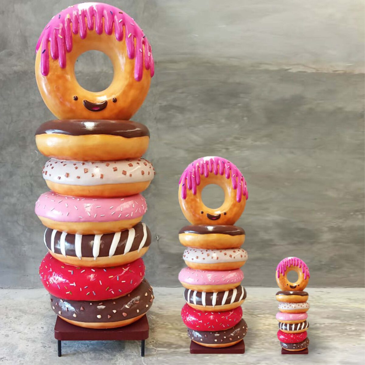 Donut Stack 4ft Sculpture And Statue