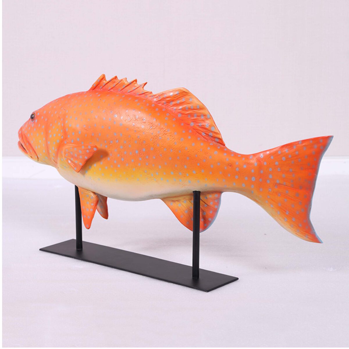 Natureworks Australia Coratl Trout on Metal stand - 220045 Natural - Home Decor life-size replica- rear angle view