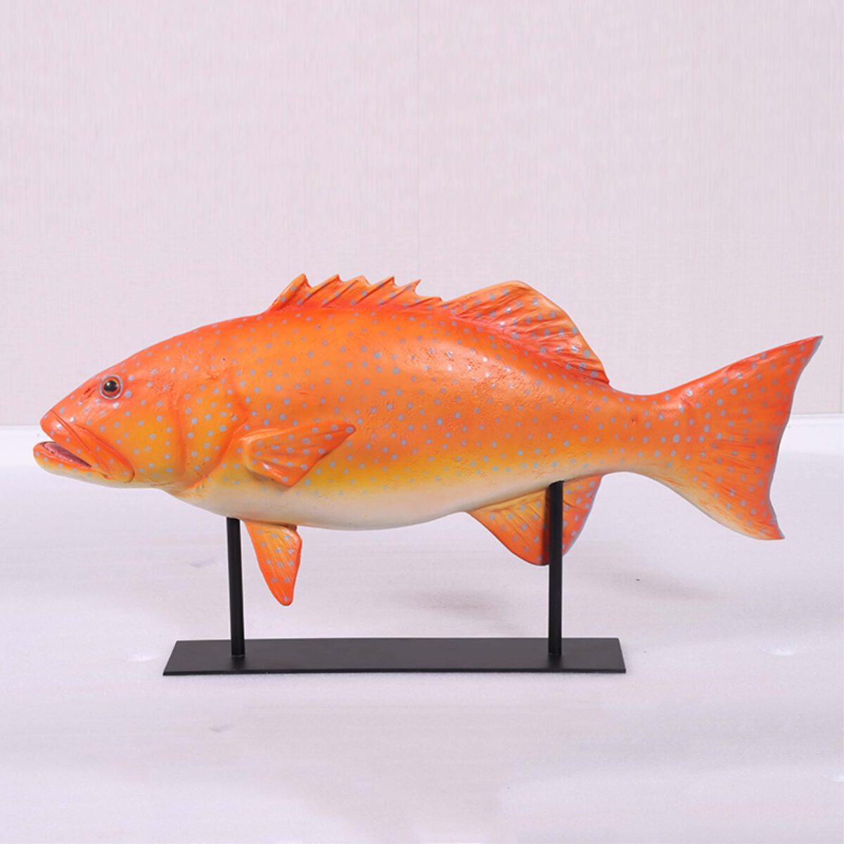 Natureworks Australia Coratl Trout on Metal stand - 220045 Natural - Home Decor life-size replica- side view