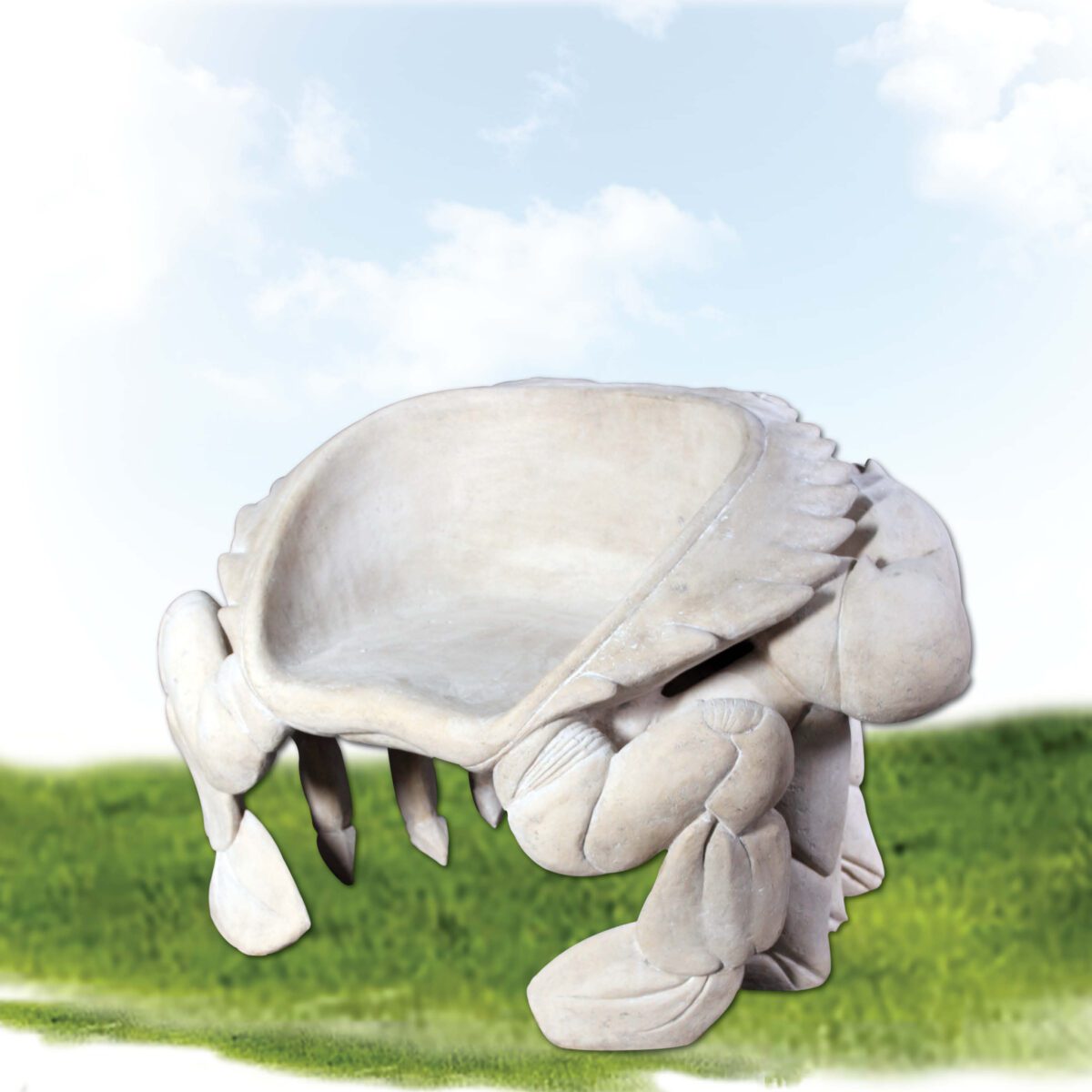 Natureworks Australia Crab Chair - Roman Stone finish - 090070- Front angle view