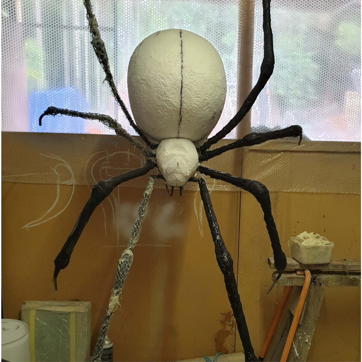 Natureworks Australia Redback Spider - 2m long - custom designed - showing in production - - first stages of production
