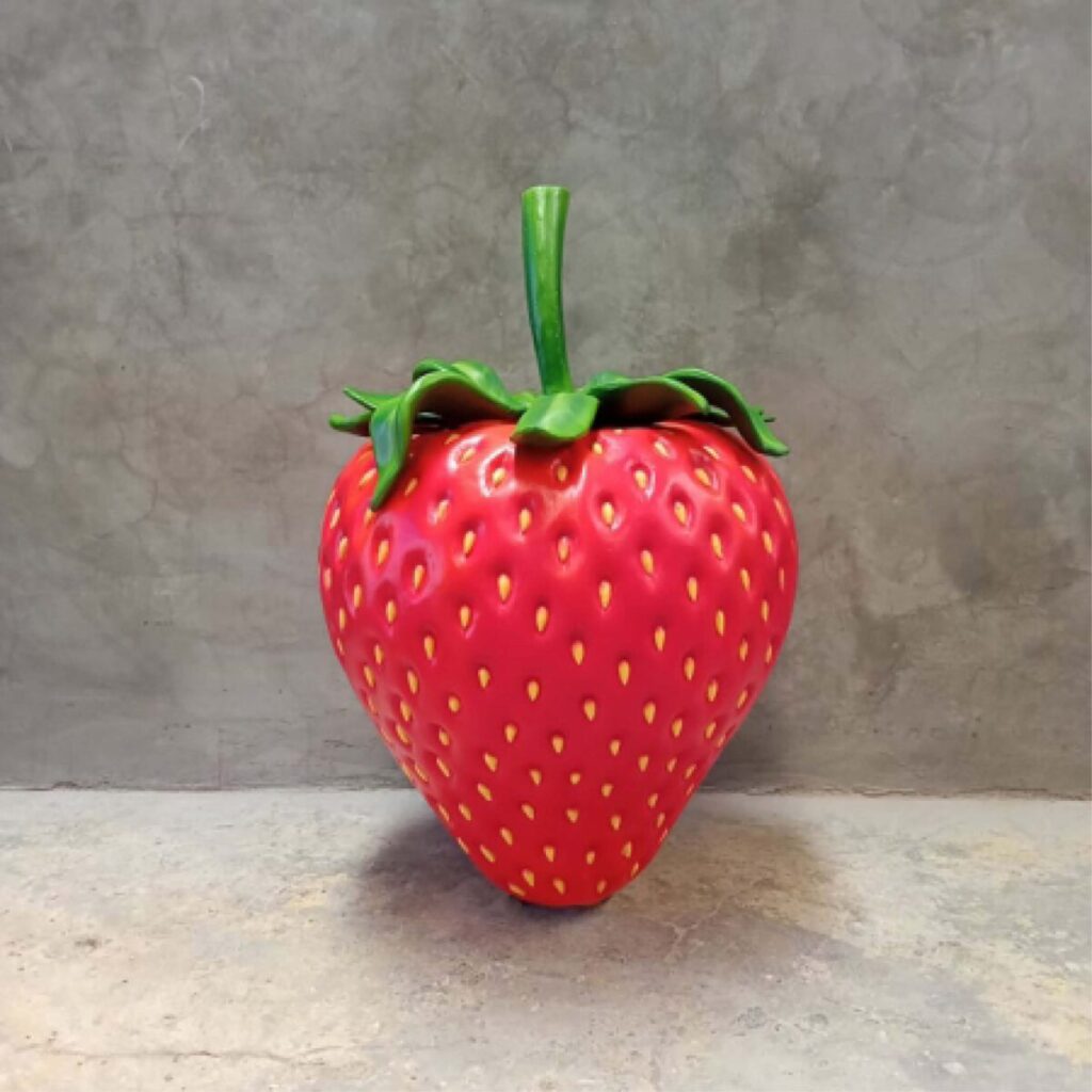 Strawberry Large Sculpture & Statue
