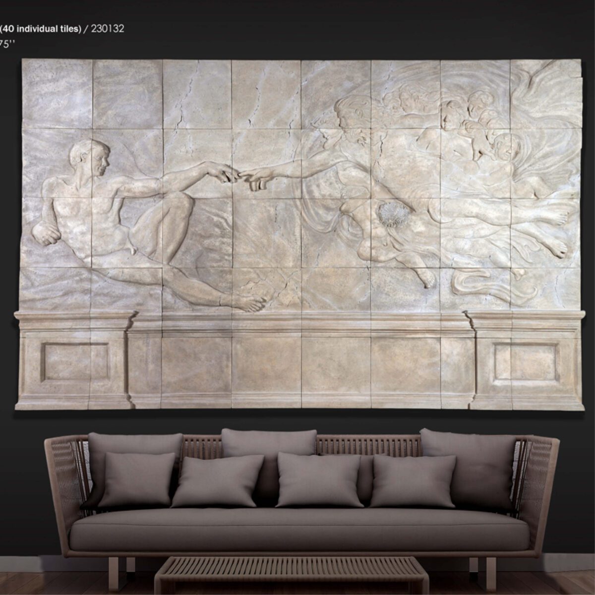 Natureworks Australia Creation of Adam Wall plaque - Image 2