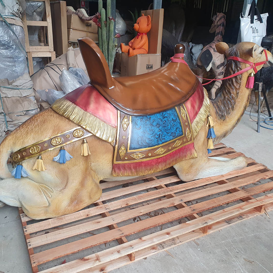 Natureworks Australia Lying Camel - Rear view - Y.3571- life-size replica