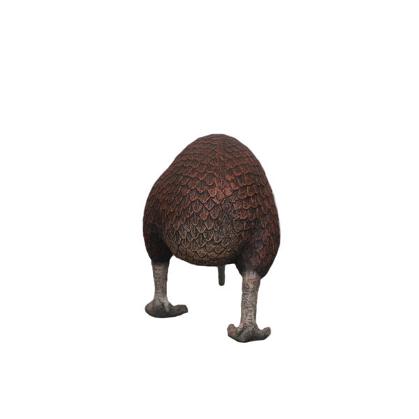 Natureworks Australia Kiwi Bird statueY.3114- New Zealand National Icon- standing pose - rear view