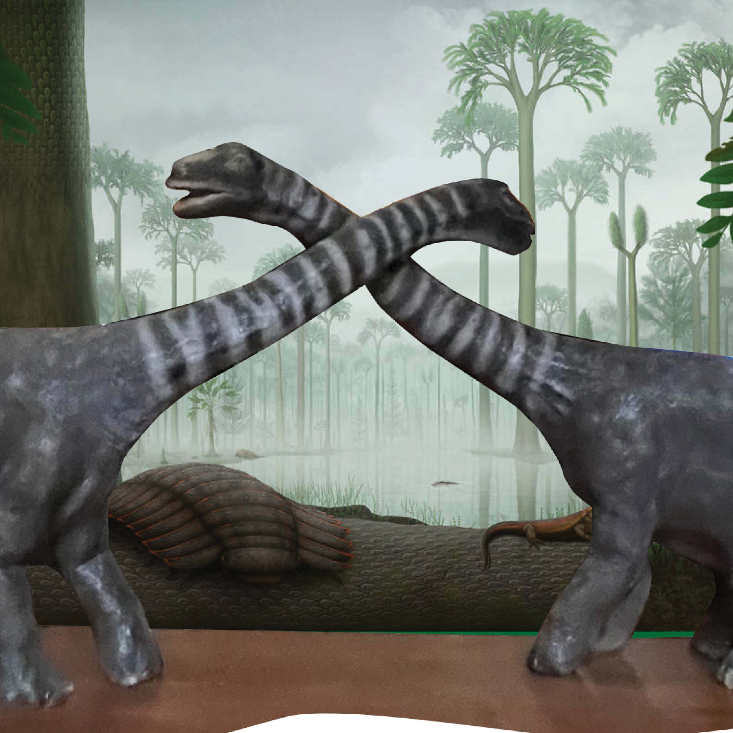 Natureworks Australia Rhoteosaurus brownei giant dinosaur entry statement concept- V1