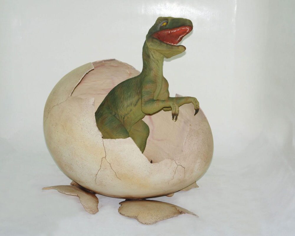 Dino Egg With Baby T-Rex