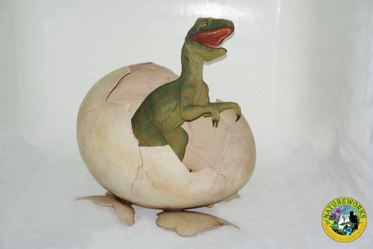 Natureworks Australia Dino Egg With Baby T-Rex