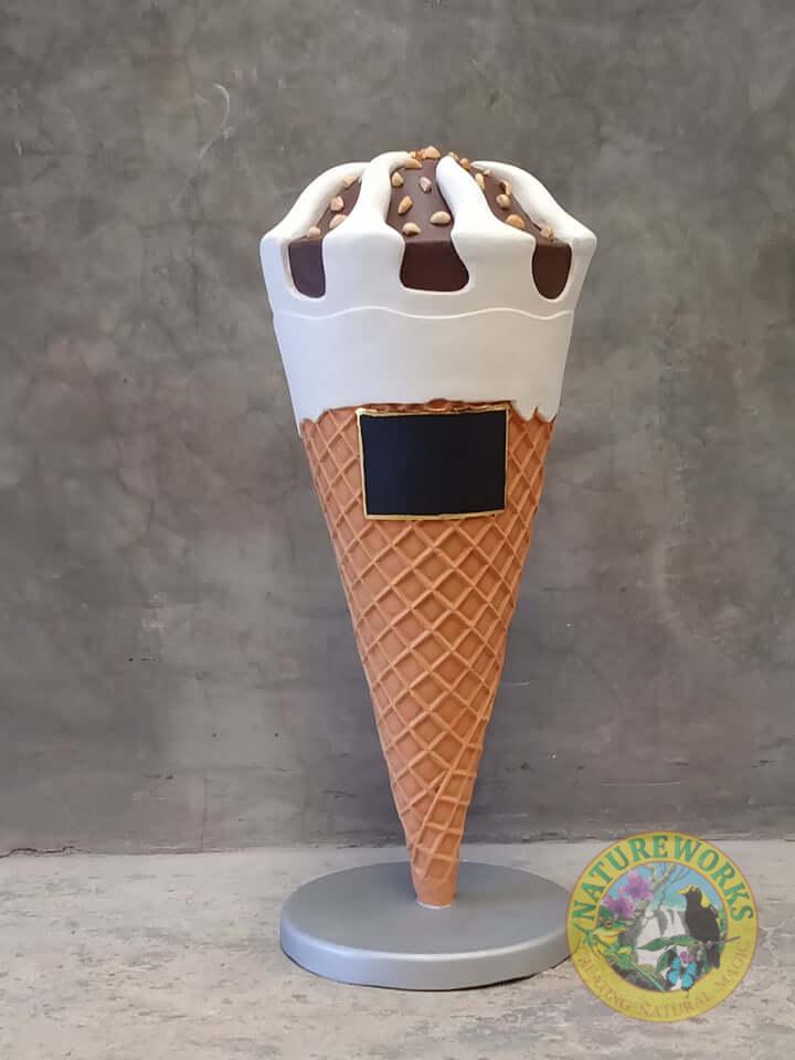 Natureworks Australia Ice Cream on Cone With Almonds (Small)