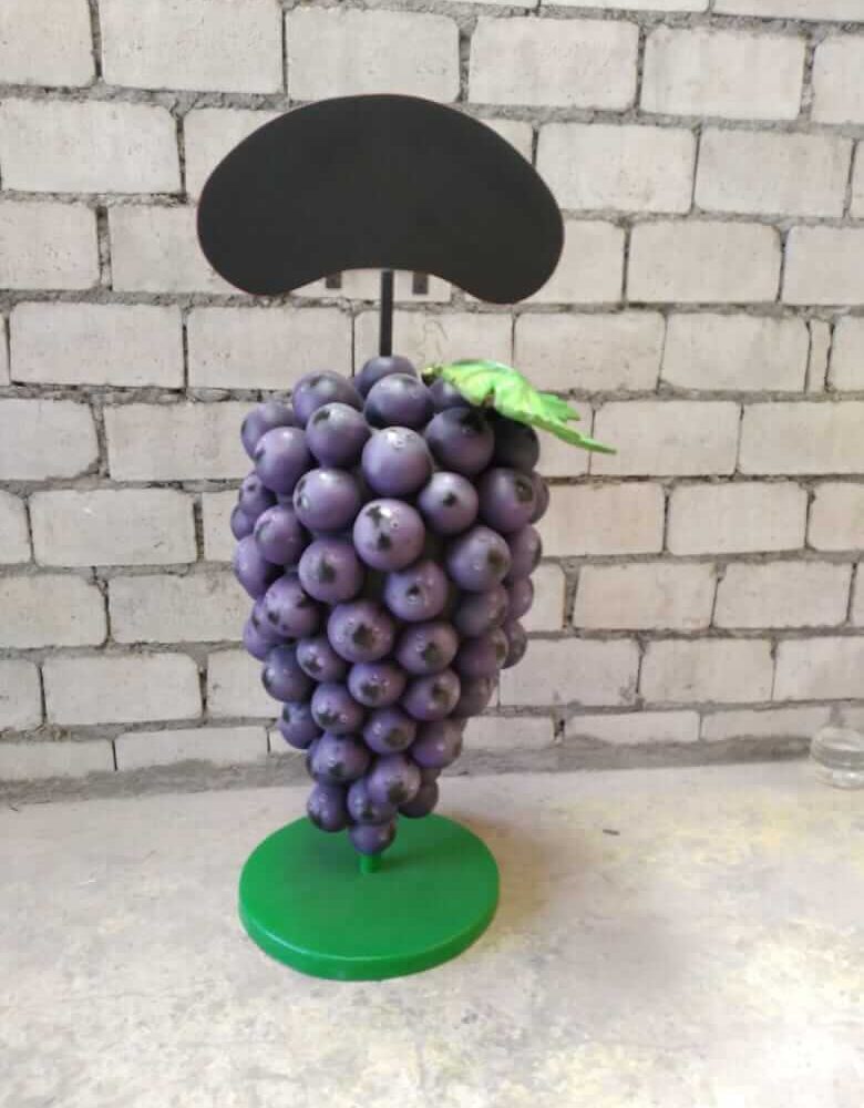 Bunch of Grapes Purple With Menu - 4ft