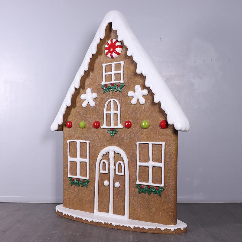 Natureworks Australia Gingerbread House Front Panel - 230085 - Angle View - showing dept of panel
