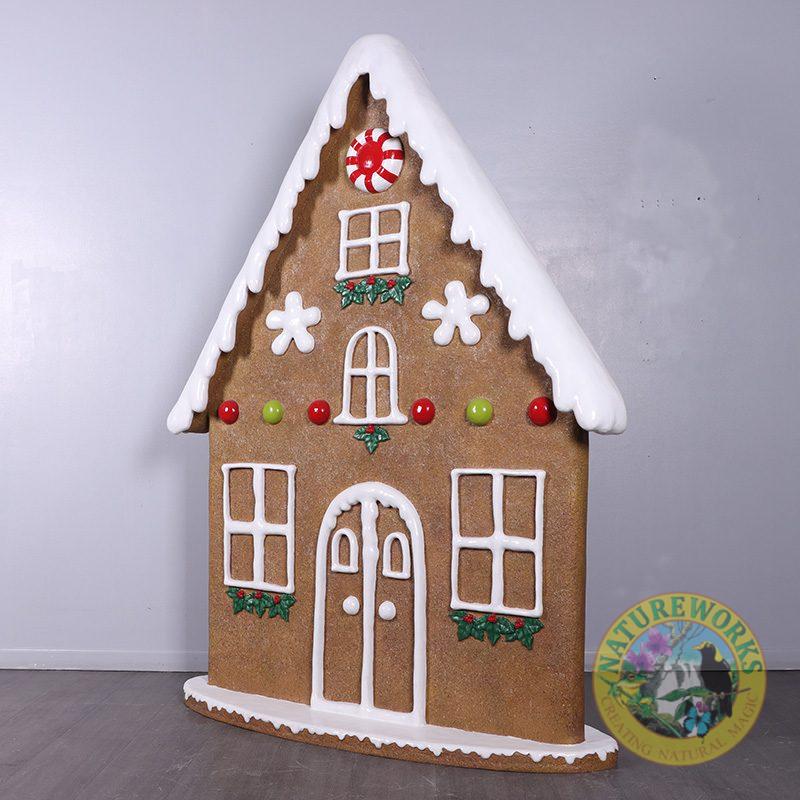 Natureworks Australia Gingerbread House Front Panel - 230085 - Angle View - showing dept of panel