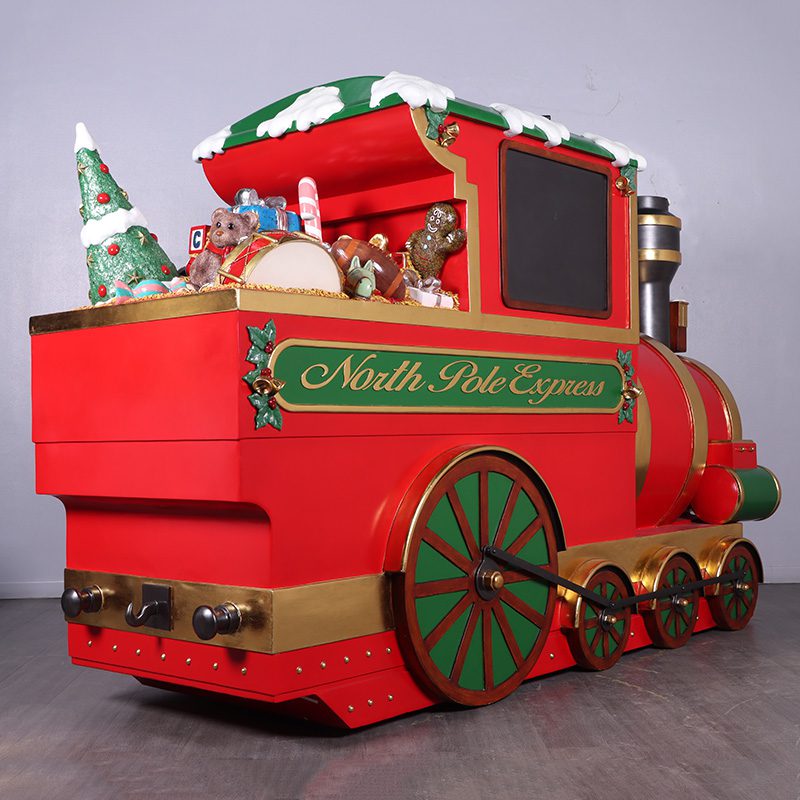 Natureworks Australia Christmas Train - "North Pole Express - 230090 - - Showing rear view with toys